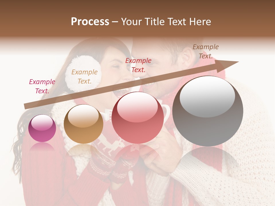 Mimik Shoppen Wintersport PowerPoint Template