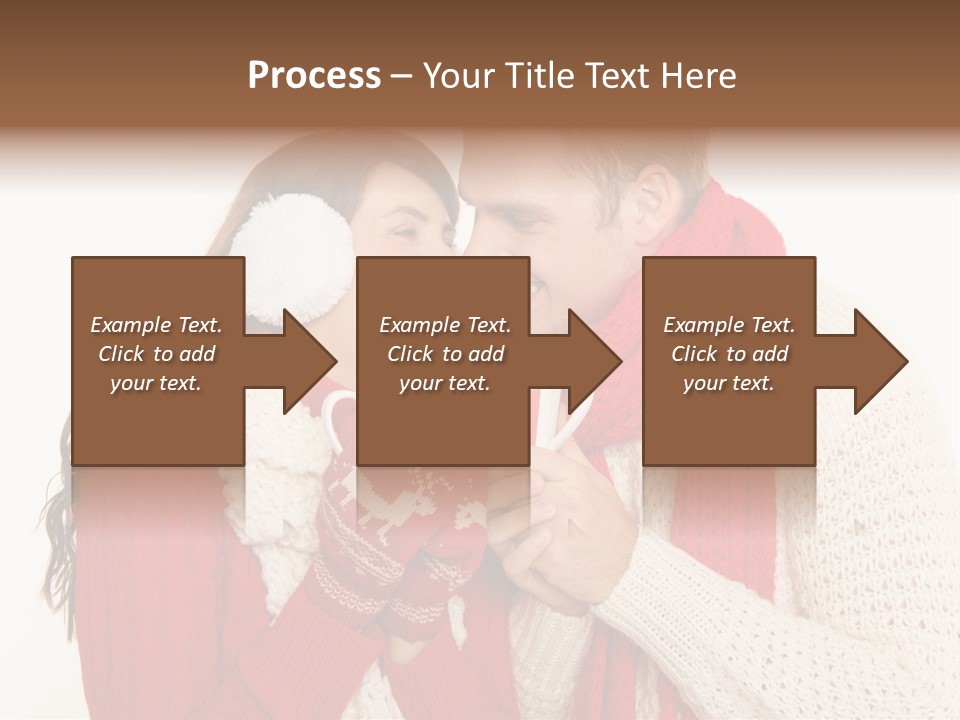 Mimik Shoppen Wintersport PowerPoint Template