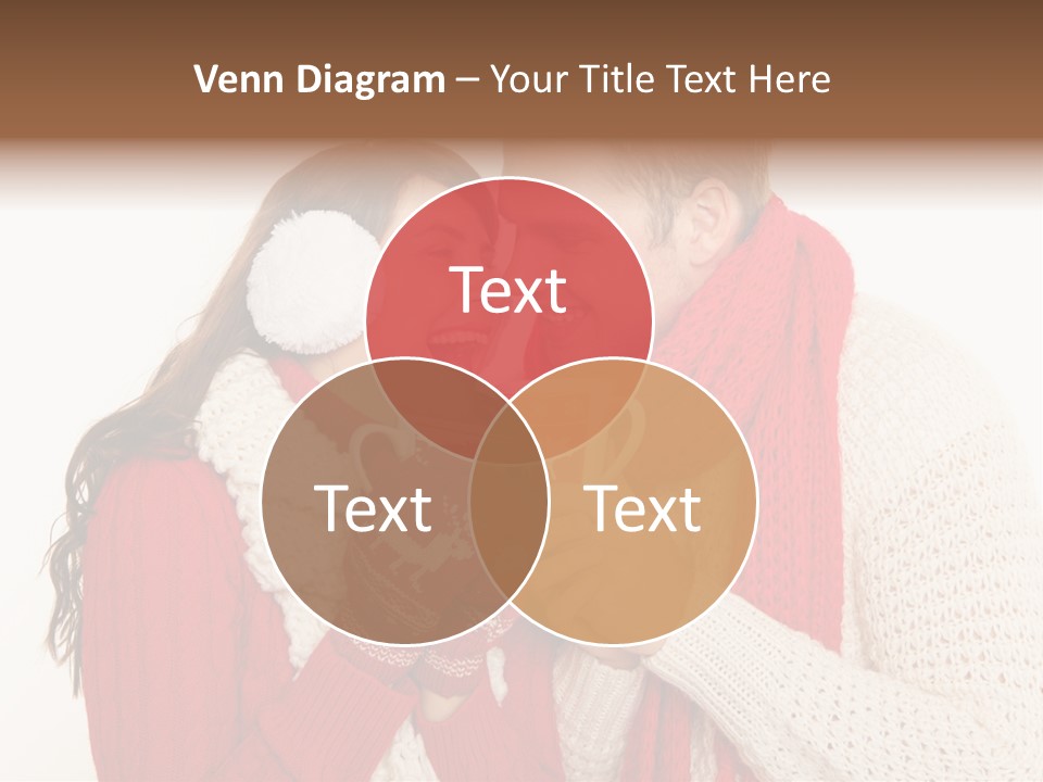 Mimik Shoppen Wintersport PowerPoint Template