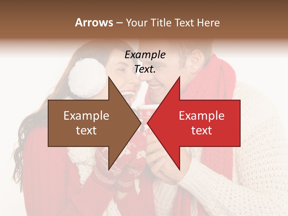 Mimik Shoppen Wintersport PowerPoint Template