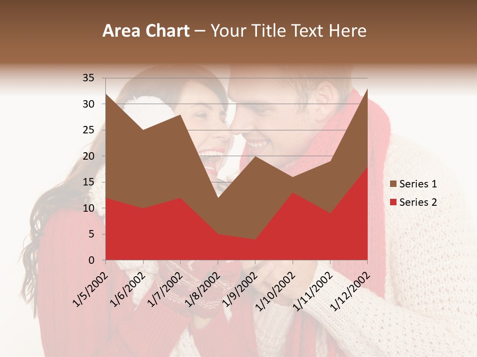 Mimik Shoppen Wintersport PowerPoint Template