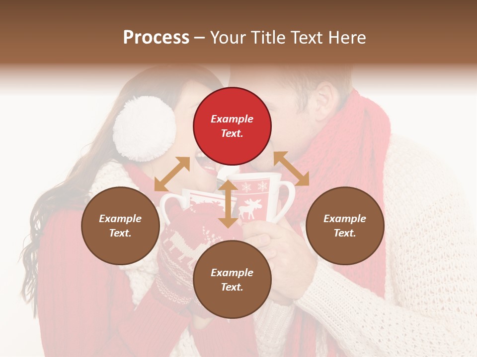 Mimik Shoppen Wintersport PowerPoint Template