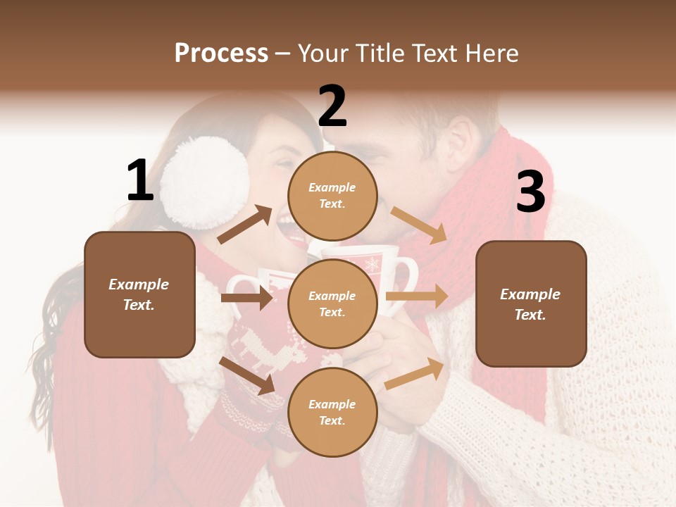 Mimik Shoppen Wintersport PowerPoint Template