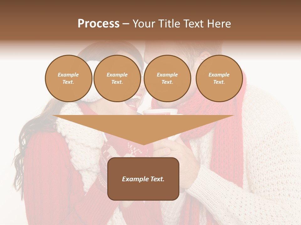 Mimik Shoppen Wintersport PowerPoint Template