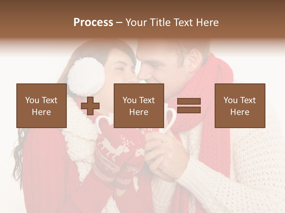 Mimik Shoppen Wintersport PowerPoint Template