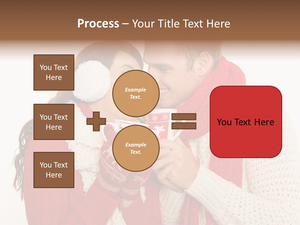 Mimik Shoppen Wintersport PowerPoint Template