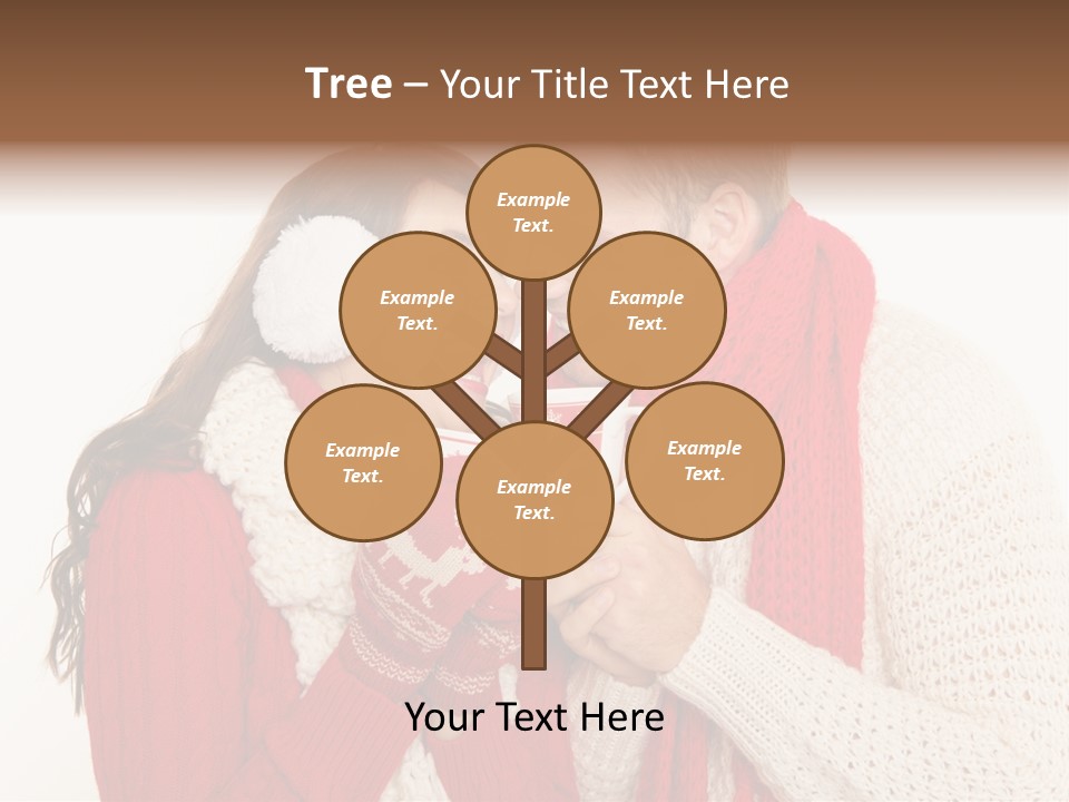 Mimik Shoppen Wintersport PowerPoint Template