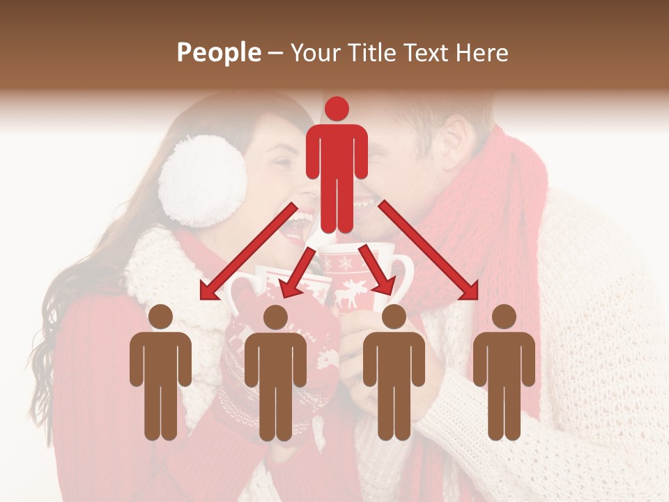 Mimik Shoppen Wintersport PowerPoint Template