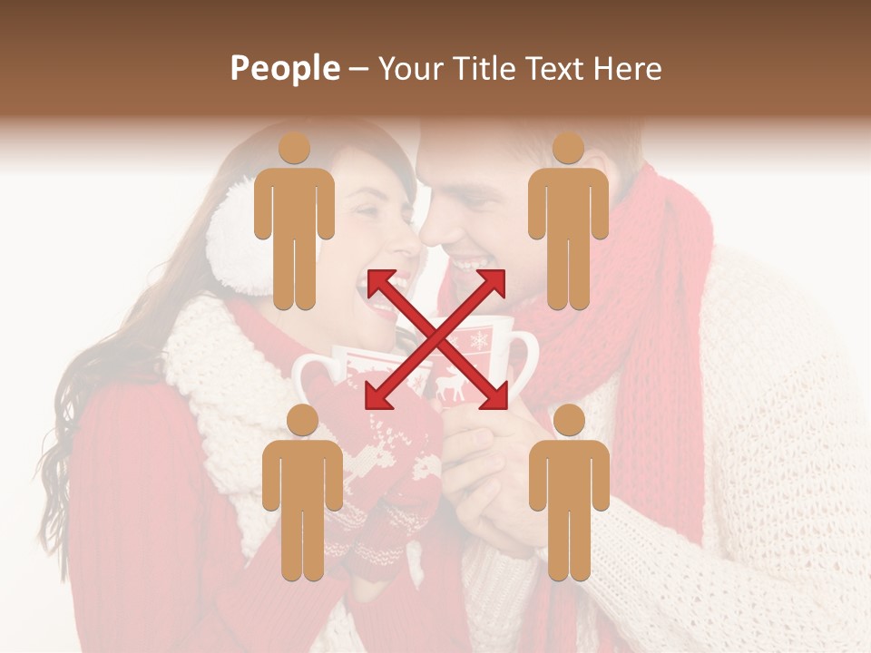 Mimik Shoppen Wintersport PowerPoint Template