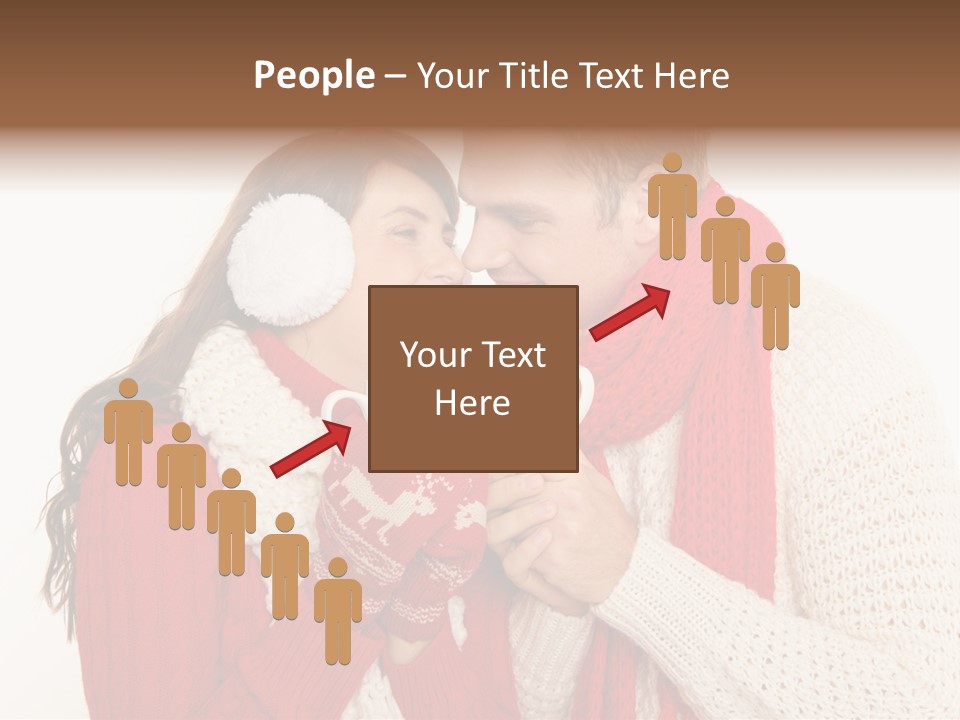 Mimik Shoppen Wintersport PowerPoint Template