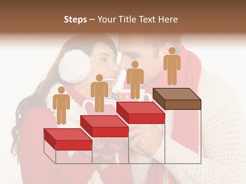 Mimik Shoppen Wintersport PowerPoint Template