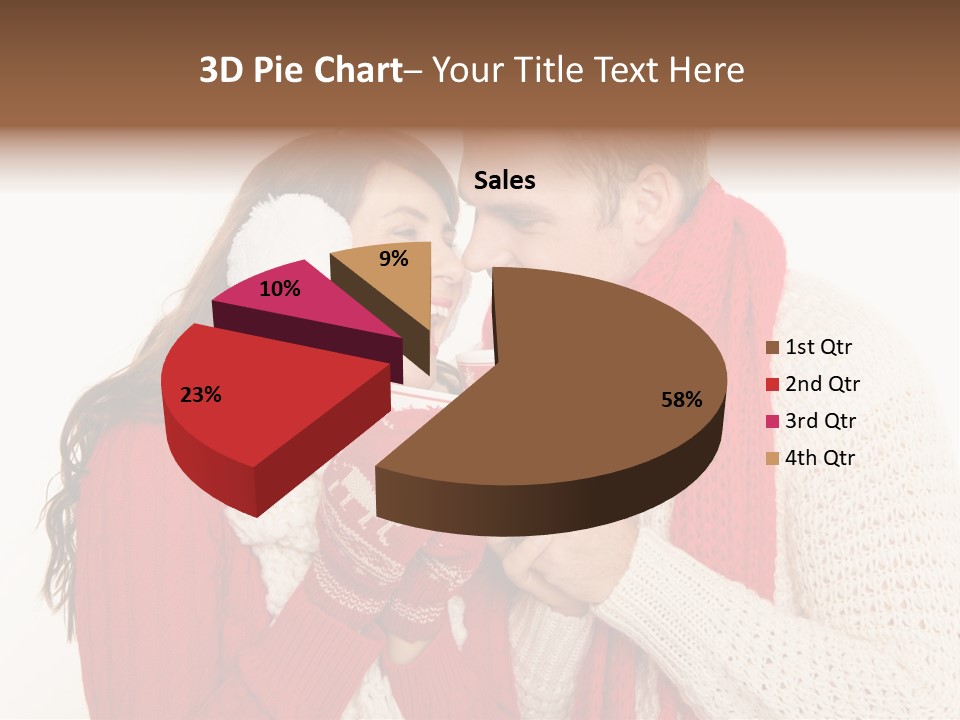 Mimik Shoppen Wintersport PowerPoint Template