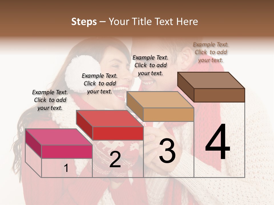 Mimik Shoppen Wintersport PowerPoint Template