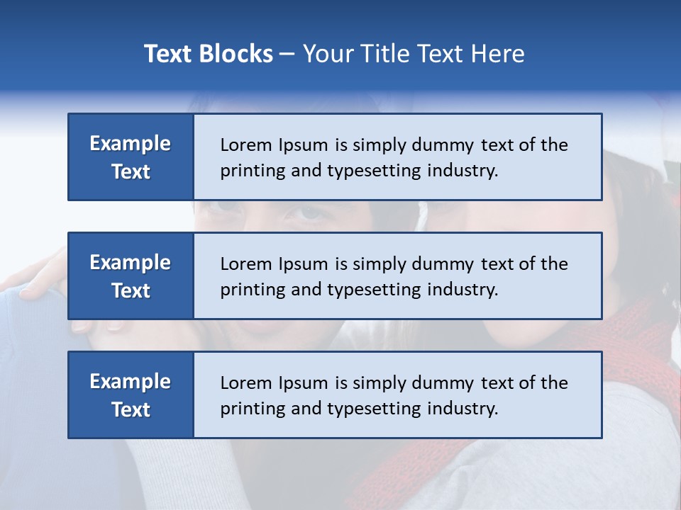 Christmas Face Couple PowerPoint Template