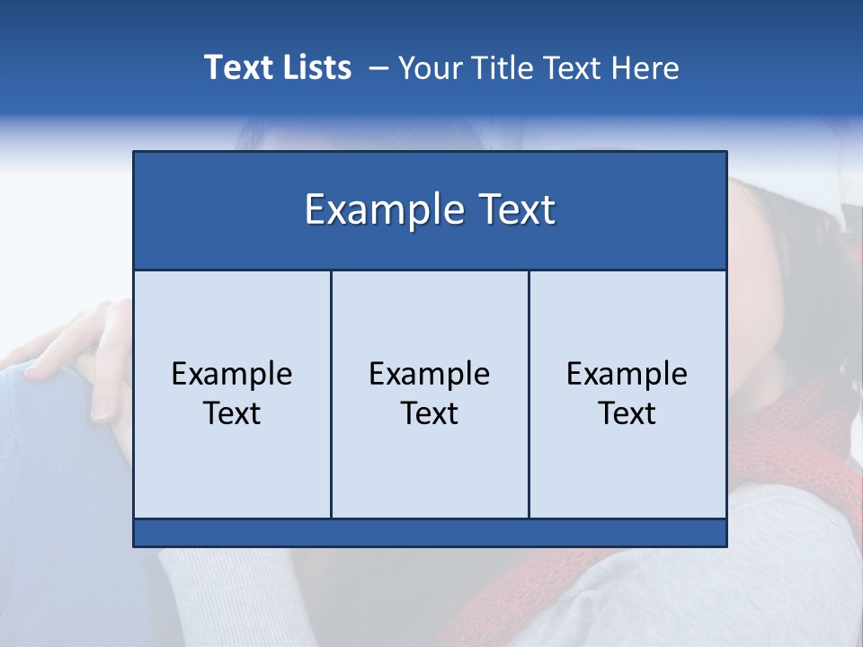 Christmas Face Couple PowerPoint Template