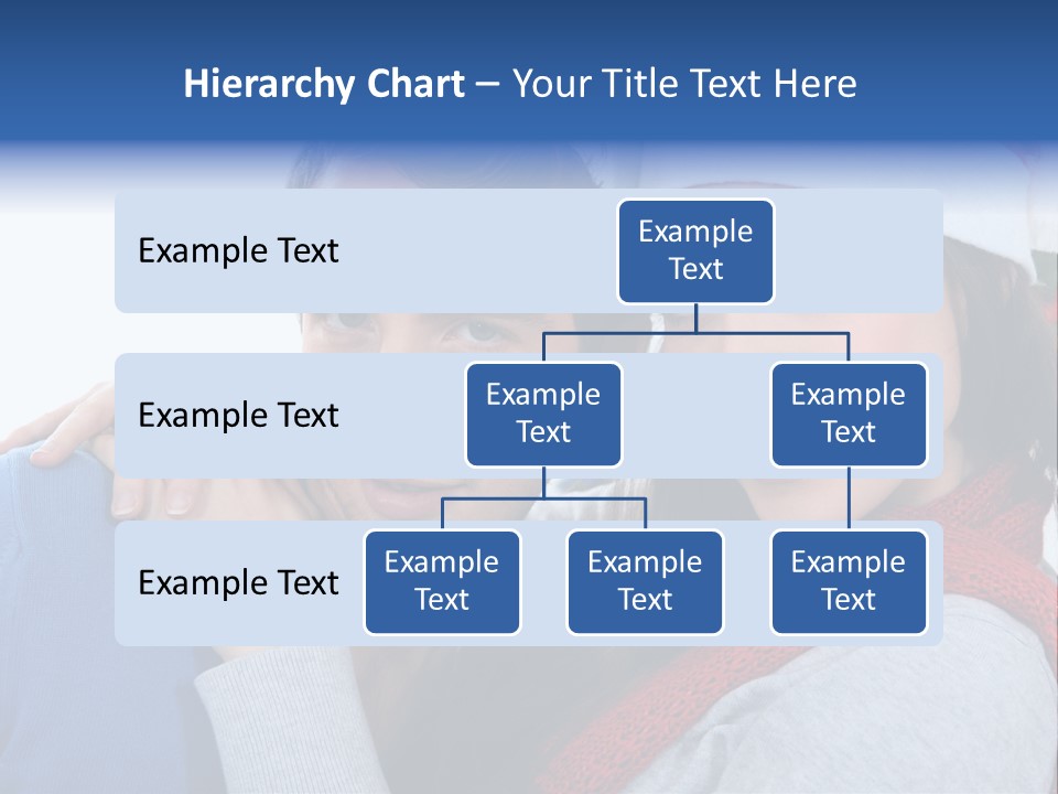 Christmas Face Couple PowerPoint Template