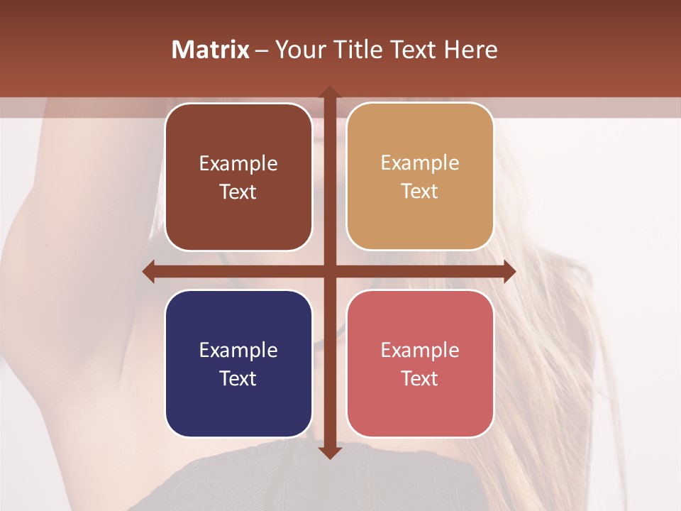 Western Blond Lifestyle PowerPoint Template