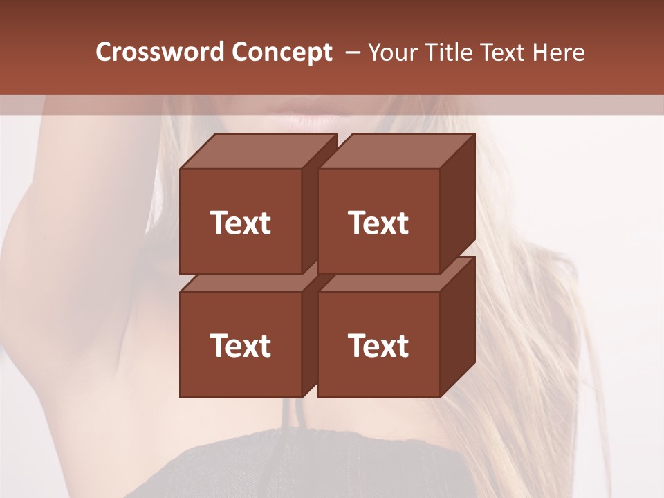 Western Blond Lifestyle PowerPoint Template
