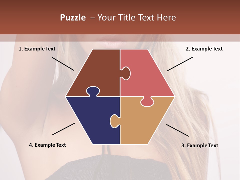 Western Blond Lifestyle PowerPoint Template