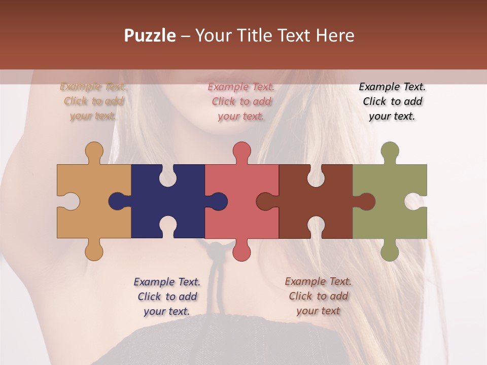 Western Blond Lifestyle PowerPoint Template