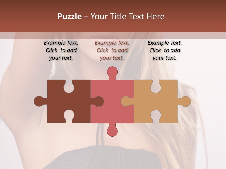 Western Blond Lifestyle PowerPoint Template