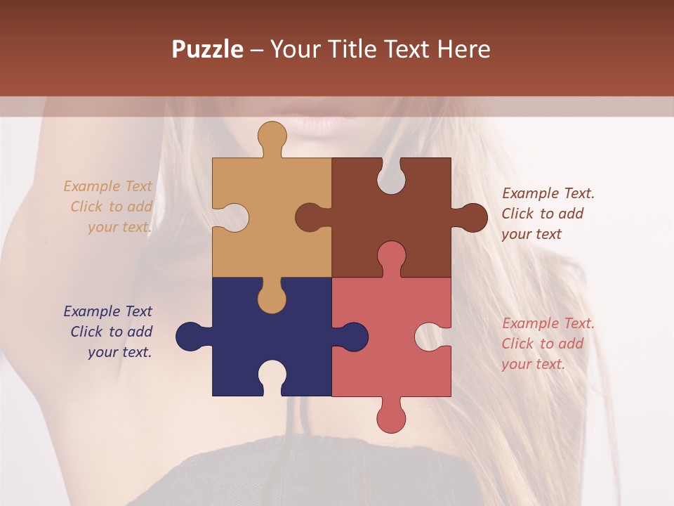 Western Blond Lifestyle PowerPoint Template