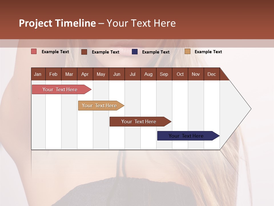 Western Blond Lifestyle PowerPoint Template