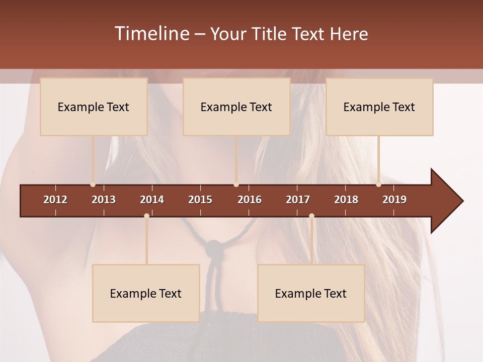 Western Blond Lifestyle PowerPoint Template