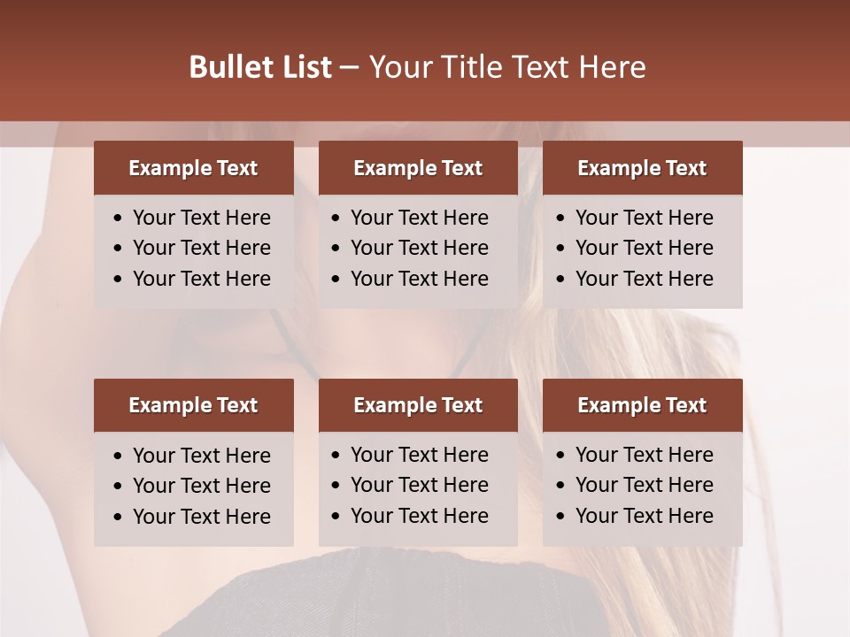 Western Blond Lifestyle PowerPoint Template