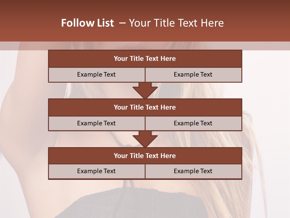 Western Blond Lifestyle PowerPoint Template