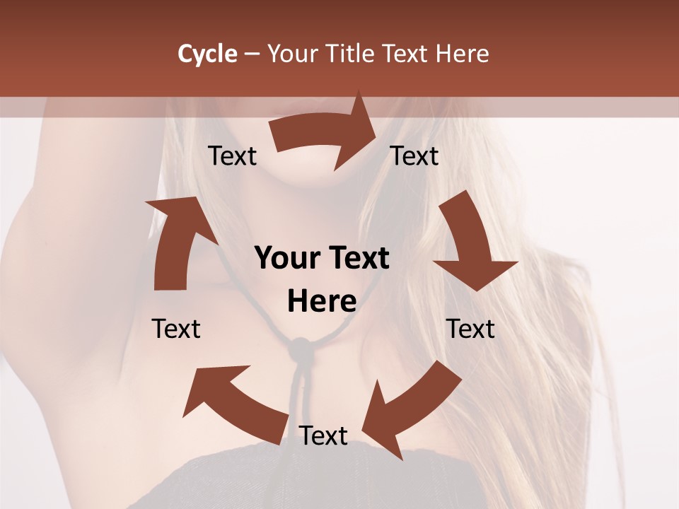 Western Blond Lifestyle PowerPoint Template