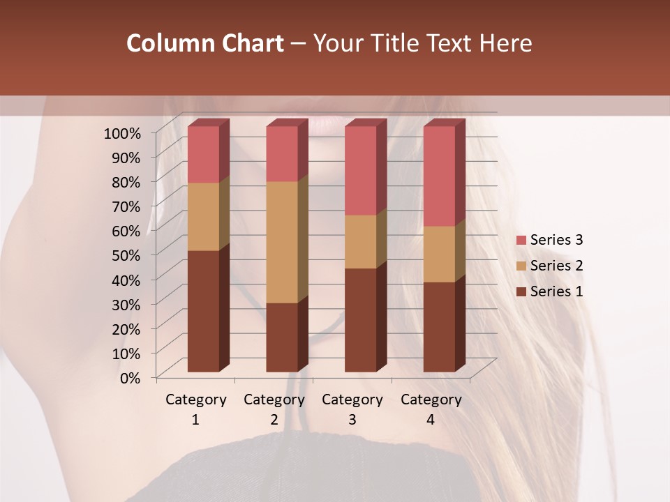 Western Blond Lifestyle PowerPoint Template