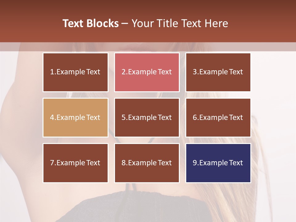 Western Blond Lifestyle PowerPoint Template