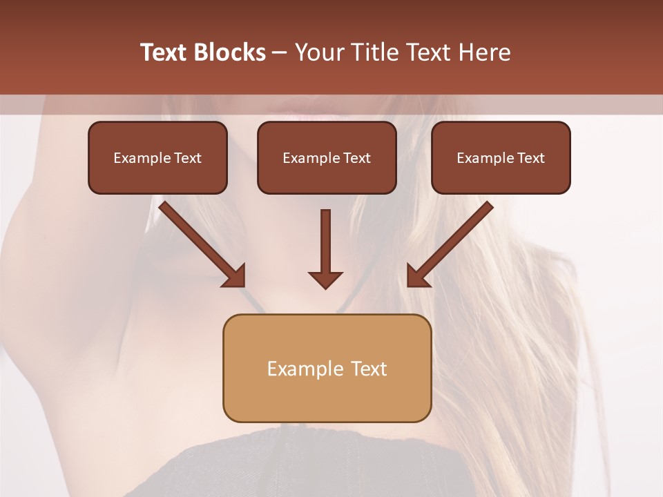 Western Blond Lifestyle PowerPoint Template