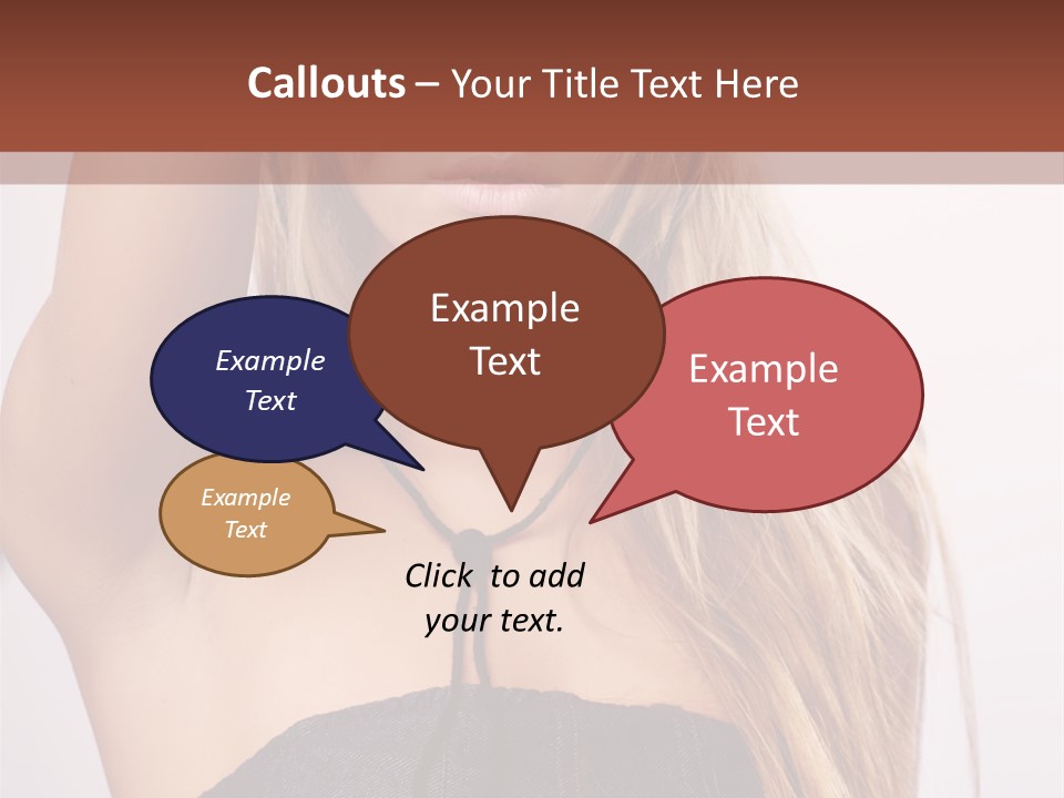 Western Blond Lifestyle PowerPoint Template