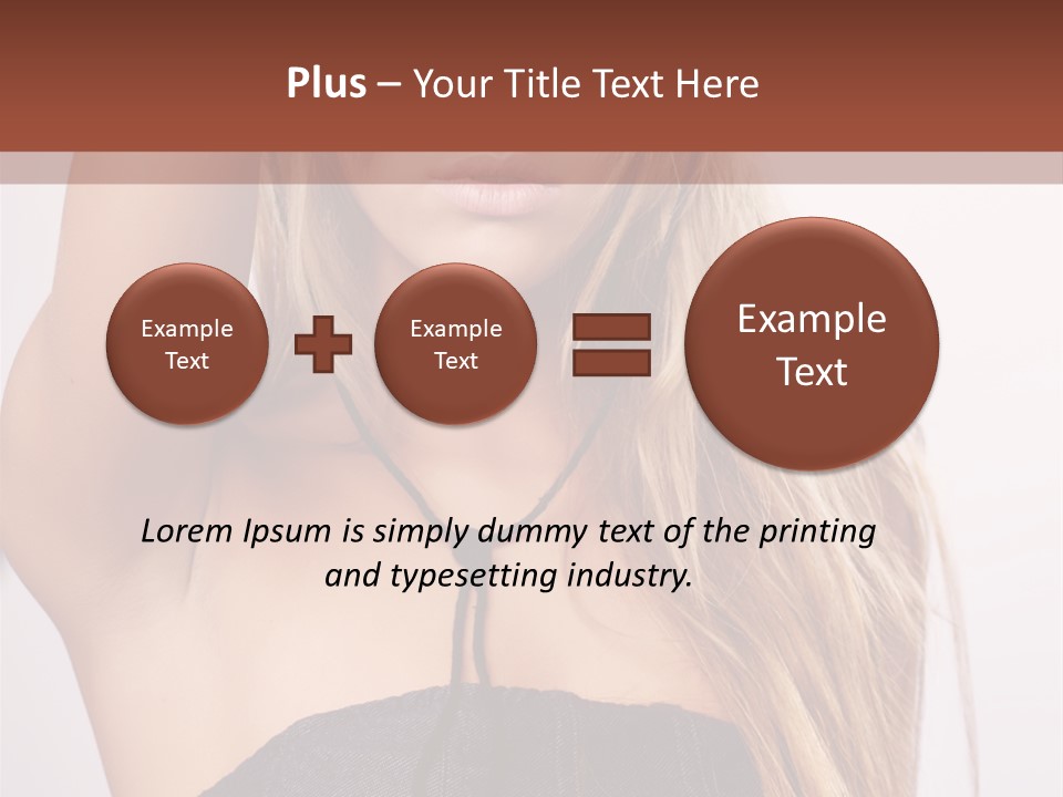 Western Blond Lifestyle PowerPoint Template