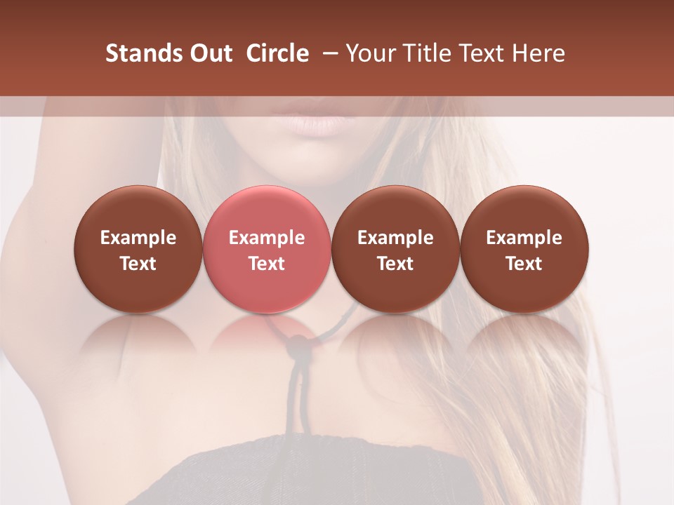 Western Blond Lifestyle PowerPoint Template