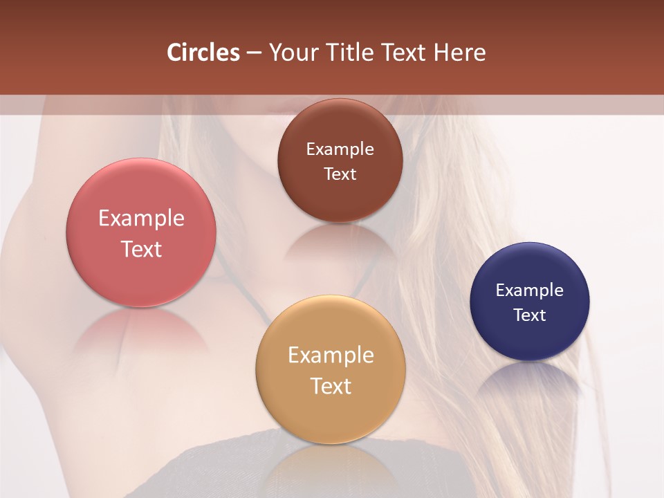 Western Blond Lifestyle PowerPoint Template