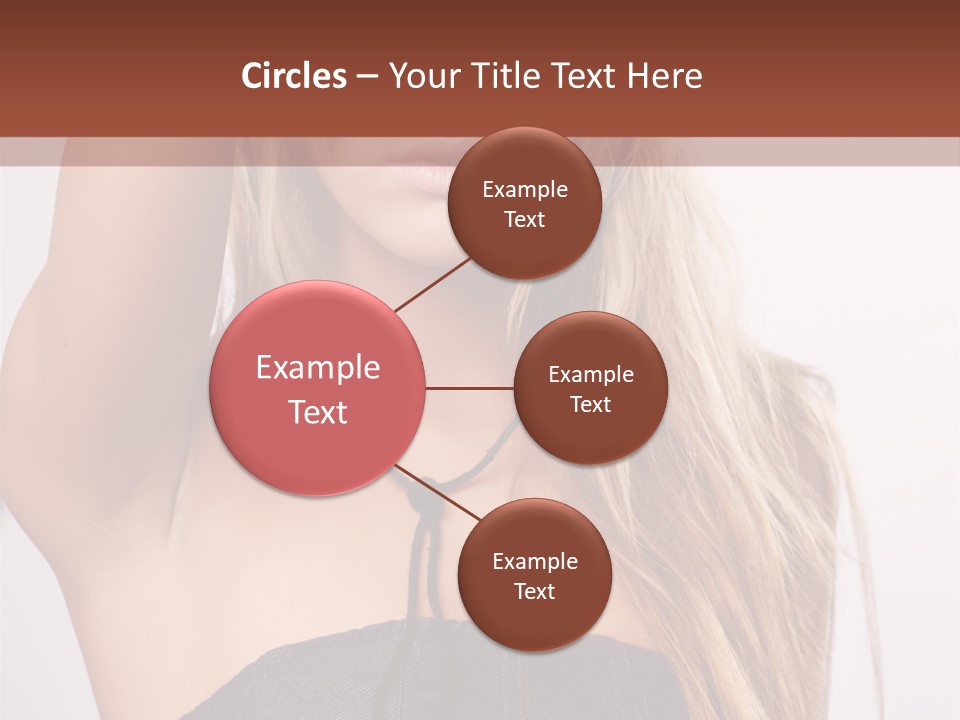 Western Blond Lifestyle PowerPoint Template