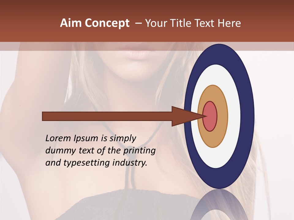 Western Blond Lifestyle PowerPoint Template