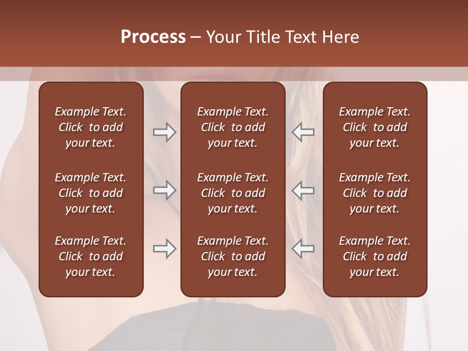 Western Blond Lifestyle PowerPoint Template