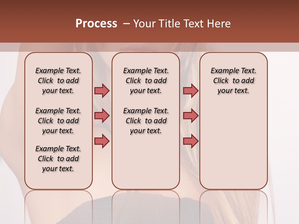 Western Blond Lifestyle PowerPoint Template