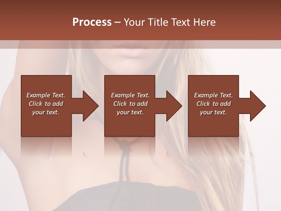 Western Blond Lifestyle PowerPoint Template