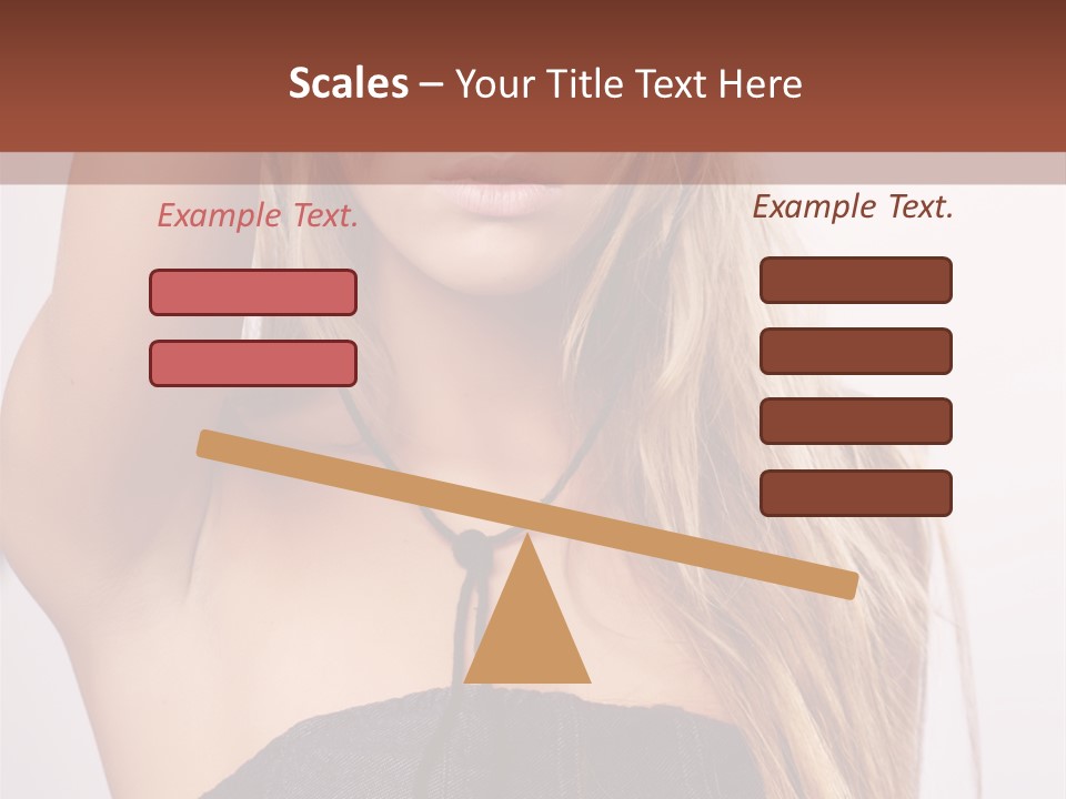 Western Blond Lifestyle PowerPoint Template