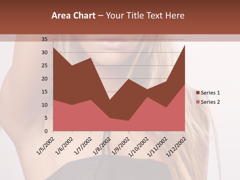 Western Blond Lifestyle PowerPoint Template