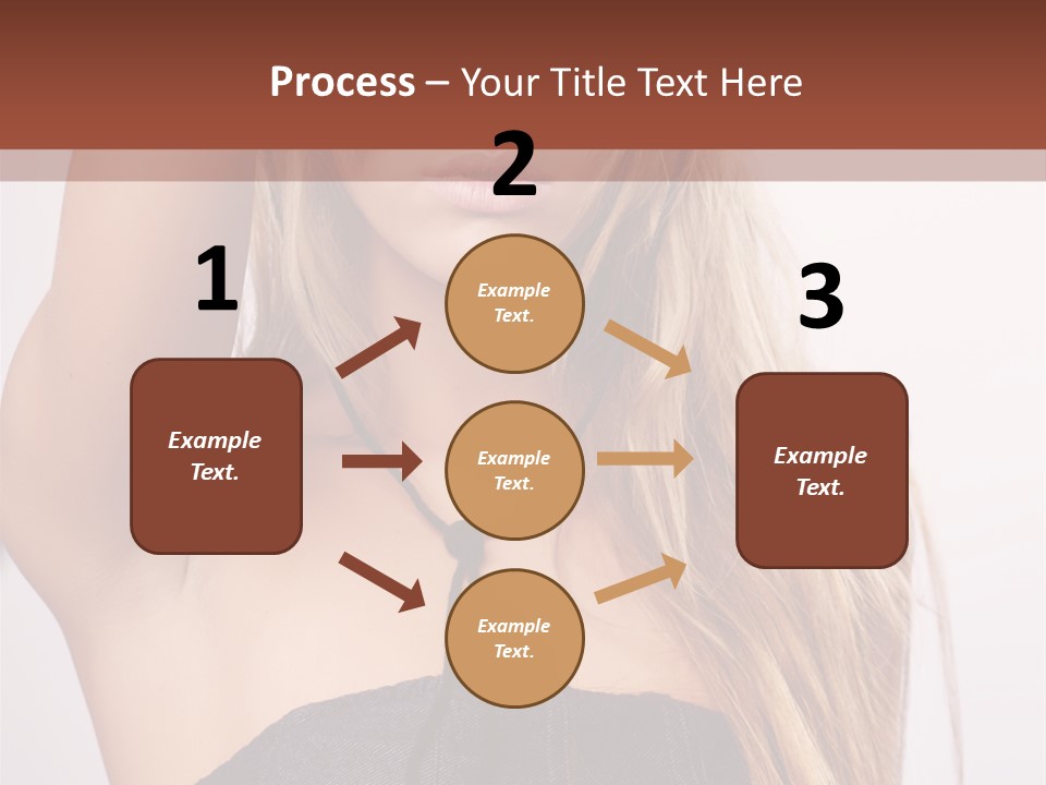 Western Blond Lifestyle PowerPoint Template