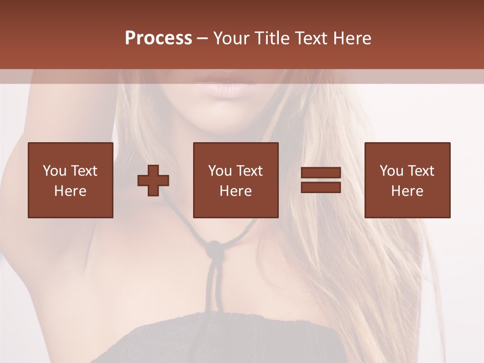 Western Blond Lifestyle PowerPoint Template