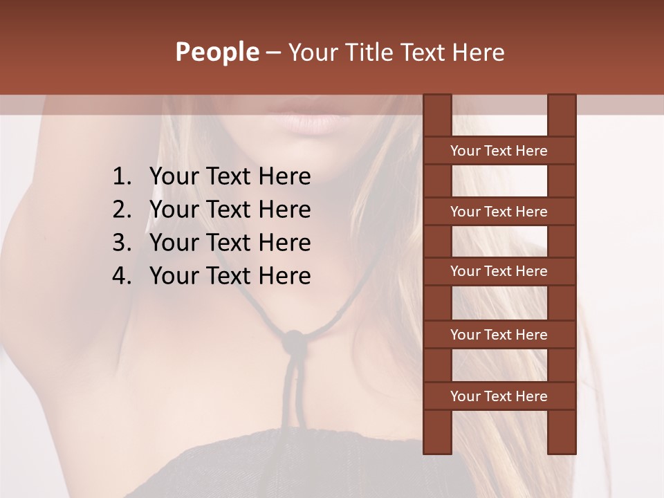 Western Blond Lifestyle PowerPoint Template