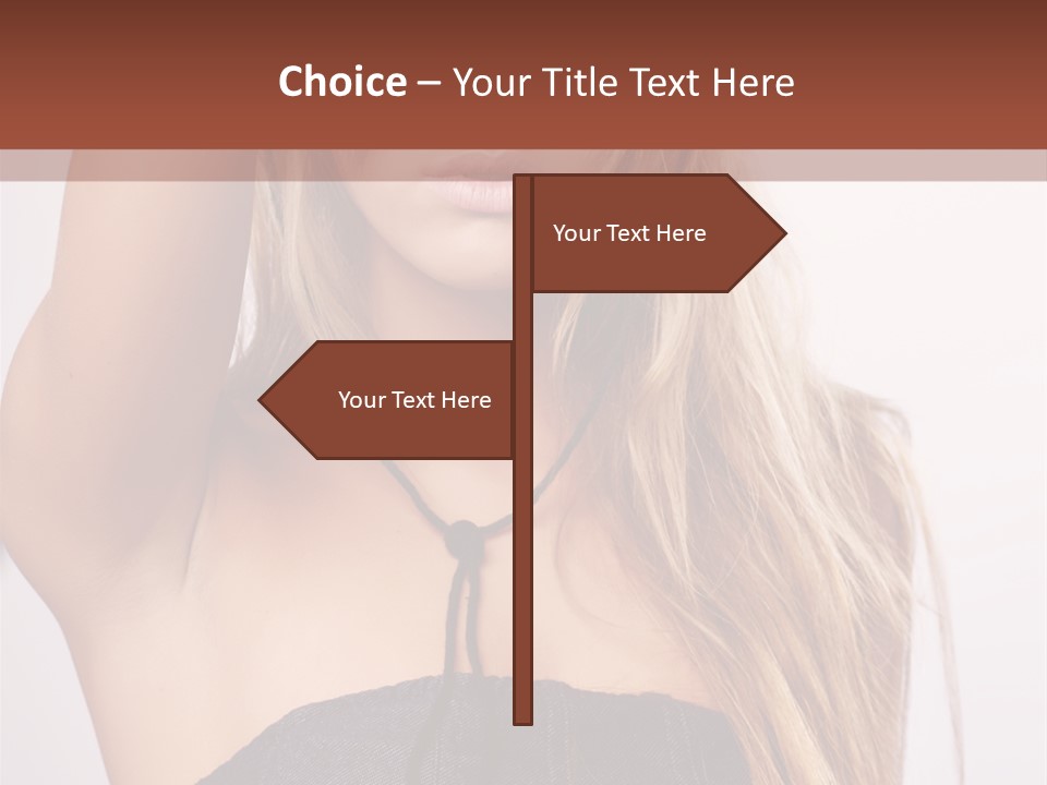 Western Blond Lifestyle PowerPoint Template