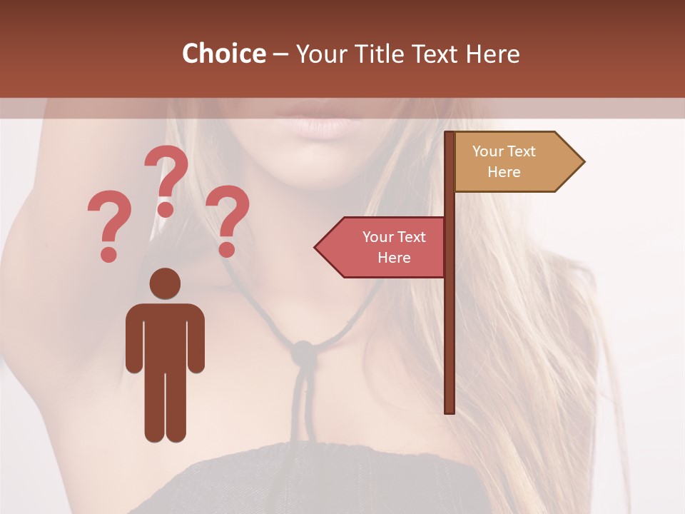 Western Blond Lifestyle PowerPoint Template